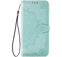 Шкіряний чохол-книжка Art Case з візитницею для Samsung Galaxy A53 5G Бірюзовий