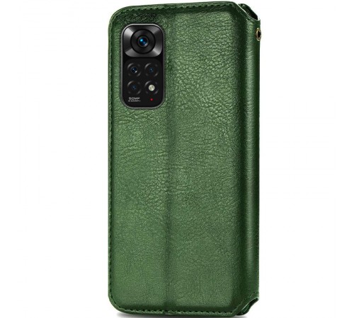 Шкіряний чохол-книжка GETMAN Cubic (PU) для Xiaomi Redmi Note 11 Pro 4G/5G / 12 Pro 4G Зелений Шкіряний чохол-книжка GETMAN Cubic (PU) для Xiaomi Redmi Note 11 Pro 4G/5G / 12 Pro 4G Зелений