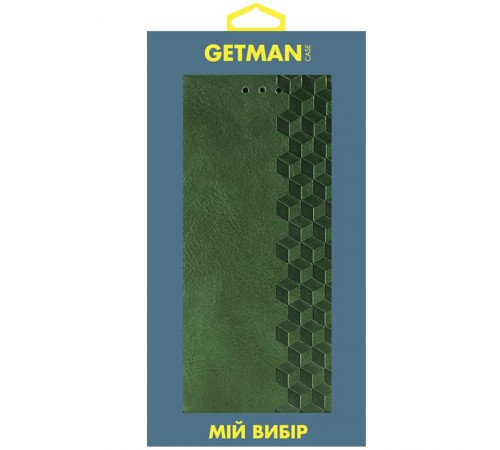 Шкіряний чохол-книжка GETMAN Cubic (PU) для Xiaomi Redmi Note 11 Pro 4G/5G / 12 Pro 4G Зелений Шкіряний чохол-книжка GETMAN Cubic (PU) для Xiaomi Redmi Note 11 Pro 4G/5G / 12 Pro 4G Зелений