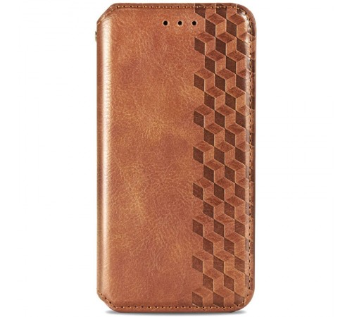 Шкіряний чохол-книжка GETMAN Cubic (PU) для Xiaomi Redmi Note 11 Pro 4G/5G / 12 Pro 4G Коричневий Шкіряний чохол-книжка GETMAN Cubic (PU) для Xiaomi Redmi Note 11 Pro 4G/5G / 12 Pro 4G Коричневий