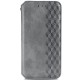 Шкіряний чохол-книжка GETMAN Cubic (PU) для Xiaomi Redmi Note 11 Pro 4G/5G / 12 Pro 4G Сірий