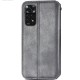 Шкіряний чохол-книжка GETMAN Cubic (PU) для Xiaomi Redmi Note 11 Pro 4G/5G / 12 Pro 4G Сірий