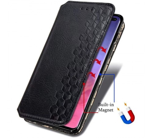 Шкіряний чохол книжка GETMAN Cubic (PU) для Samsung Galaxy M33 5G Чорний