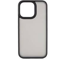 TPU+PC чохол Metal Buttons для Apple iPhone 14 (6.1") Чорний