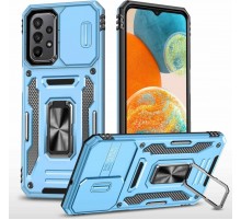 Ударостійкий чохол Camshield Army Ring для Samsung Galaxy A13 4G / A04s Блакитний / Light Blue
