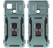 Ударостійкий чохол Camshield Army Ring для Xiaomi Redmi 10C Зелений / Light Green
