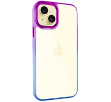 Чохол TPU+PC Fresh sip series для Apple iPhone 14 Plus (6.7") Синій / Фіолетовий