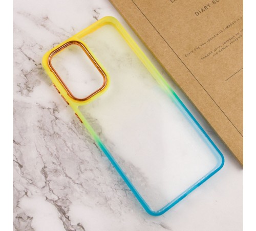 Чохол TPU+PC Fresh sip series для Samsung Galaxy A33 5G Бірюзовий / Помаранчевий Чохол TPU+PC Fresh sip series для Samsung Galaxy A33 5G Бірюзовий / Помаранчевий