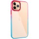 Чохол TPU+PC Fresh sip series для Apple iPhone 11 Pro (5.8") Бірюзовий / Рожевий