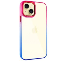 Чохол TPU+PC Fresh sip series для Apple iPhone 14 (6.1") Синій / Рожевий