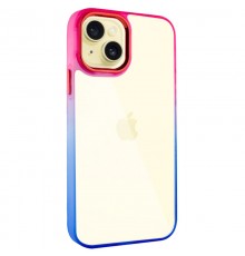 Чохол TPU+PC Fresh sip series для Apple iPhone 14 (6.1") Синій / Рожевий