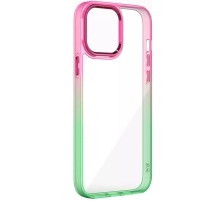 Чохол TPU+PC Fresh sip series для Xiaomi Redmi 9C Салатовий / Рожевий