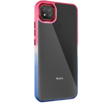 Чохол TPU+PC Fresh sip series для Xiaomi Redmi 9C Синій / Рожевий