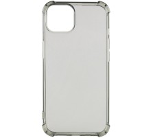 TPU чохол GETMAN Ease logo посилені кути для Apple iPhone 14 (6.1") Сірий (прозорий)
