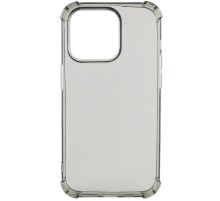 TPU чохол GETMAN Ease logo посилені кути для Apple iPhone 14 Pro Max (6.7") Сірий (прозорий)
