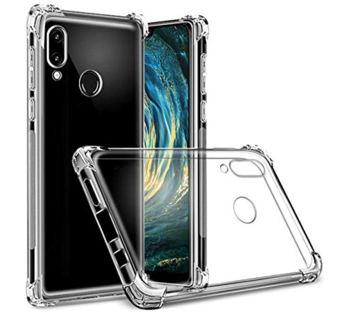 TPU чохол GETMAN Ease logo посилені кути для Huawei Honor 8X Безбарвний (прозорий)