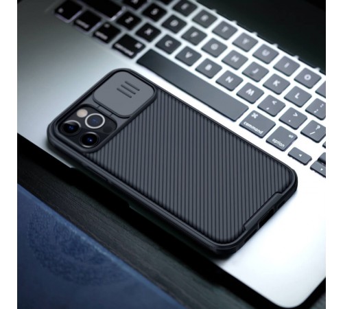 Карбонова накладка Nillkin CamShield Pro для Apple iPhone 14 Pro (6.1") Black Карбонова накладка Nillkin CamShield Pro для Apple iPhone 14 Pro (6.1") Black