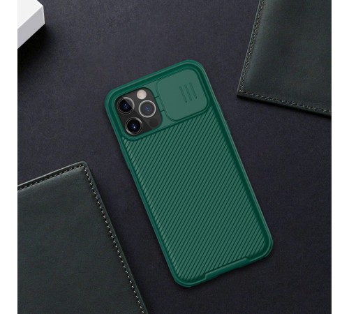 Карбонова накладка Nillkin CamShield Pro для Apple iPhone 14 Pro Max (6.7") Dark Green Карбонова накладка Nillkin CamShield Pro для Apple iPhone 14 Pro Max (6.7") Dark Green