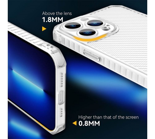 Чохол TPU Ease Carbon color series для Apple iPhone 12 Pro Max (6.7") Матовий / Прозорий Чохол TPU Ease Carbon color series для Apple iPhone 12 Pro Max (6.7") Матовий / Прозорий