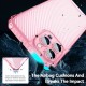 Чохол TPU Ease Carbon color series для Apple iPhone 12 Pro Max (6.7") Рожевий / Прозорий