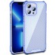 Чохол TPU Ease Carbon color series для Apple iPhone 12 Pro Max (6.7") Синій / Прозорий