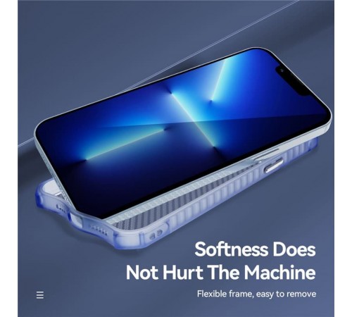 Чохол TPU Ease Carbon color series для Apple iPhone 12 Pro Max (6.7") Синій / Прозорий Чохол TPU Ease Carbon color series для Apple iPhone 12 Pro Max (6.7") Синій / Прозорий