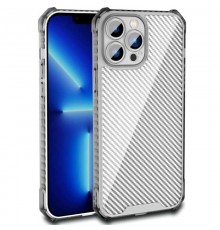 Чохол TPU Ease Carbon color series для Apple iPhone 12 Pro Max (6.7") Чорний / Прозорий