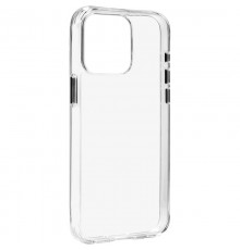 Чохол TPU+PC Clear 2.0 mm metal buttons для Apple iPhone 11 Pro (5.8") Прозорий
