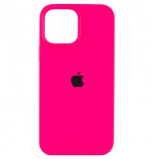 Чохол Silicone Case Full Protective (AA) для Apple iPhone 14 (6.1") Рожевий / Barbie pink
