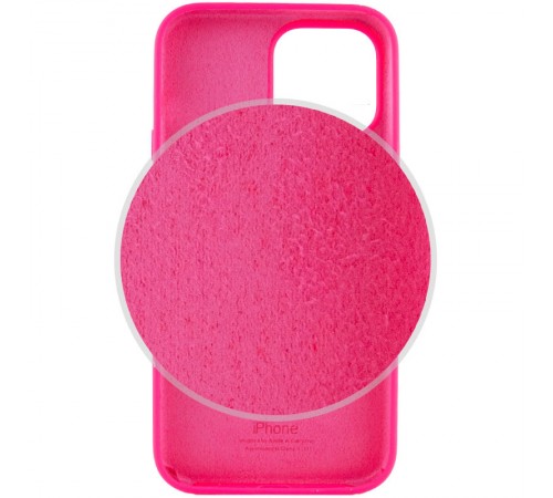 Чохол Silicone Case Full Protective (AA) для Apple iPhone 14 Plus (6.7") Рожевий / Barbie pink