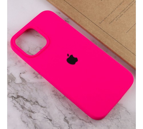 Чохол Silicone Case Full Protective (AA) для Apple iPhone 14 Plus (6.7") Рожевий / Barbie pink
