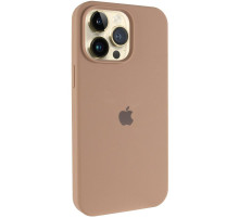 Чохол Silicone Case Full Protective (AA) для Apple iPhone 14 Pro (6.1") Бежевий / Desert Gold