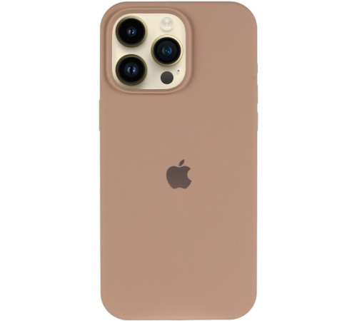 Чохол Silicone Case Full Protective (AA) для Apple iPhone 14 Pro Max (6.7") Бежевий / Desert Gold