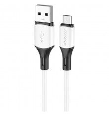 Дата кабель Borofone BX79 USB to MicroUSB (1m) Білий