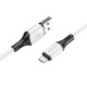 Дата кабель Borofone BX79 USB to MicroUSB (1m) Білий