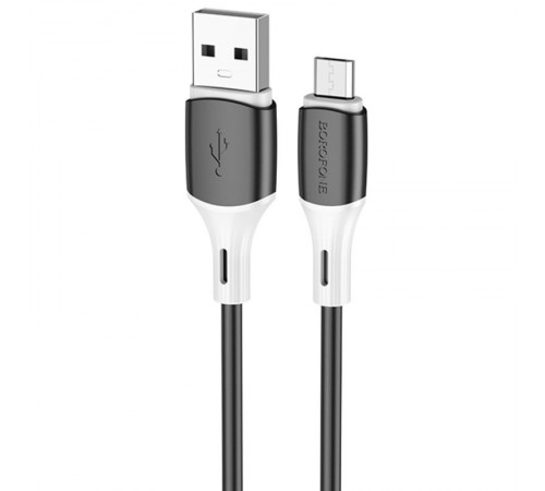 Дата кабель Borofone BX79 USB to MicroUSB (1m) Чорний