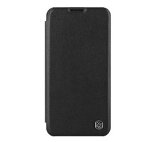 Шкіряний чохол-книжка Nillkin Qin Pro Plain Camshield для Apple iPhone 14 Plus (6.7") Чорний
