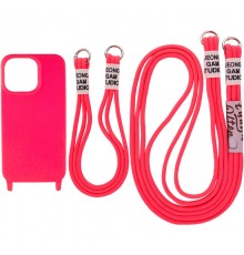 Чохол TPU two straps California для Apple iPhone 13 Pro Max (6.7") Рожевий