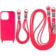 Чохол TPU two straps California для Apple iPhone 13 Pro Max (6.7") Рожевий