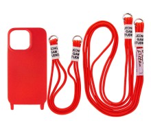 Чохол TPU two straps California для Apple iPhone 13 (6.1") Червоний