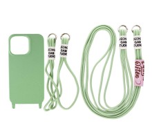 Чохол TPU two straps California для Apple iPhone 12 Pro Max (6.7") Зелений / Pistachio