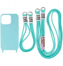 Чохол TPU two straps California для Apple iPhone 11 (6.1") Бірюзовий / Marine Green