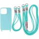 Чохол TPU two straps California для Apple iPhone 11 (6.1") Бірюзовий / Marine Green