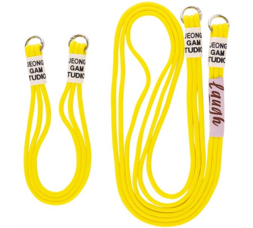 Чохол TPU two straps California для Apple iPhone 11 (6.1") Жовтий Чохол TPU two straps California для Apple iPhone 11 (6.1") Жовтий