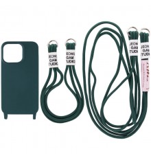 Чохол TPU two straps California для Apple iPhone 11 (6.1") Зелений / Forest green
