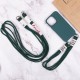 Чохол TPU two straps California для Apple iPhone 11 (6.1") Зелений / Forest green