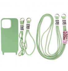 Чохол TPU two straps California для Apple iPhone 11 (6.1") Зелений / Pistachio