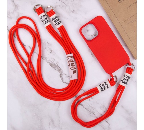 Чохол TPU two straps California для Apple iPhone 11 (6.1") Червоний Чохол TPU two straps California для Apple iPhone 11 (6.1") Червоний