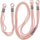 Чохол TPU two straps California для Apple iPhone 11 (6.1") Рожевий / Pink Sand