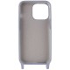 Чохол TPU two straps California для Apple iPhone 11 (6.1") Сірий / Stone